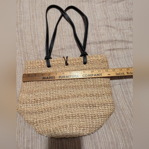 Vintage Cherokee Straw Shoulder Bag - Picture 5 of 6